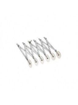 Carretilla Bicicleta Para Pasta, Chocolate Profesional 6 Discos  Ø5.31 Cm Cada Rueda