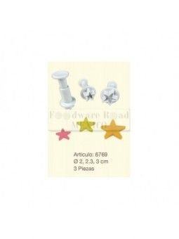 Jgo Cortador/Eyector Estrella 3 Pzs