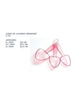 Jgo Cucharas Medidoras 3 Pz