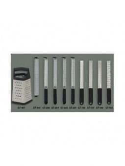 Rallador Con Mango Suave Y Antidezlizante With Half Zester / Half Fine Blade And Anti-Slip Feet