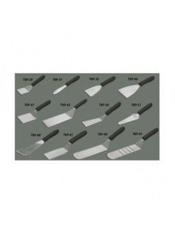 Raspa Mango Negro  Plástico  4-7/8" X 4" Blade