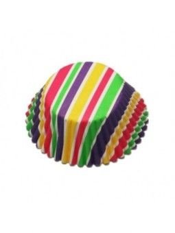 Capacillo Franjas De Colores 100 Pz