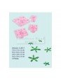Jgo Cortadores Flor 5 Petalos 4 Pz