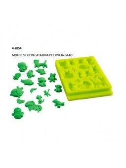 Molde Silicón Catarina Pez Oveja Gato