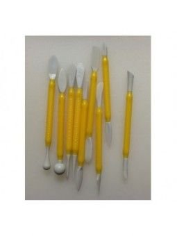 Jgo De Herramientas Modelado Para Fondant 9Pzs