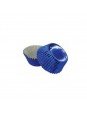 Capacillo Azul Metálico 50 Pz Tamaño Standard Papel Aluminio
