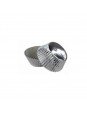 Capacillo Plata Metálico 500 Pzas Tamaño Estándar Ø5.5cm Base