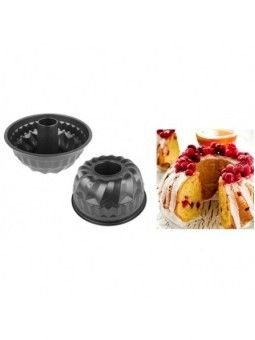 Molde Para Pastel Rosca Espiral Con Grecas Antiadherente Ø21x10cm Altura