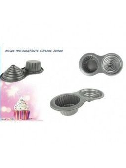Molde Pastel Cupcake Jumbo Antiadherente Ø15 y Ø16.5cm
