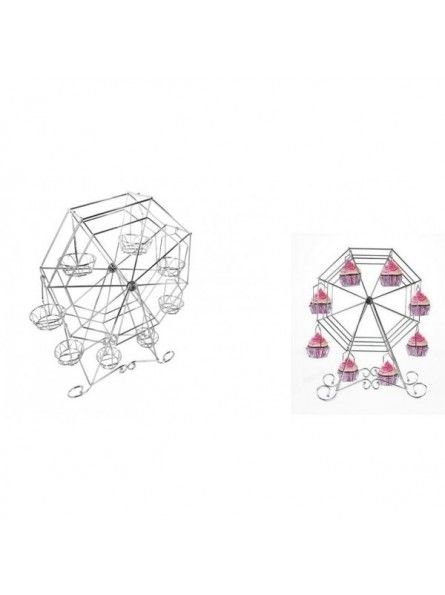 Base Para Cupcakes Rueda Fortuna Octagonal
