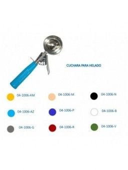 Cuchara Para Helado Abanico Redonda Mango Plástico