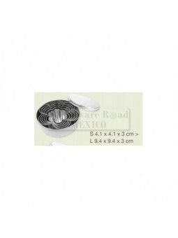 Jgo Cortador Flor Acero Inoxidable Caja Metal 6 Pz
