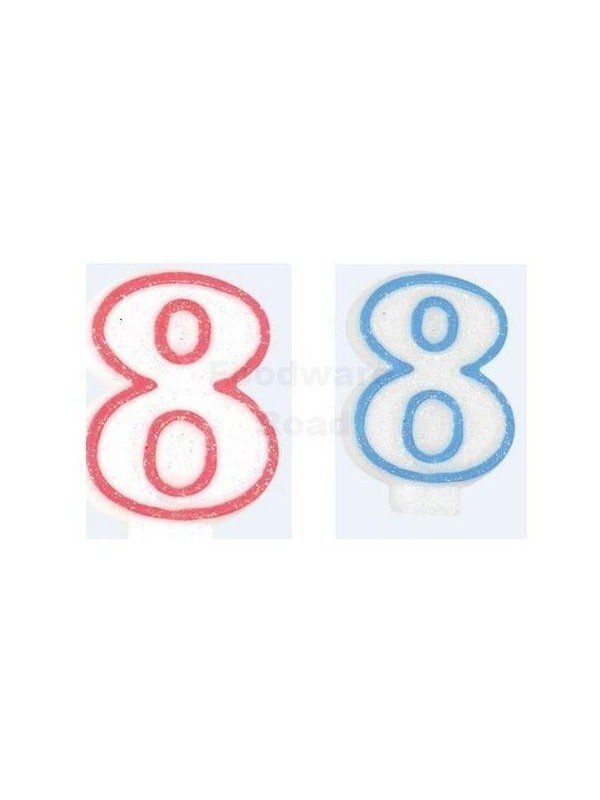 Vela No. 8 Borde Color Diamantina