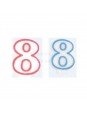 Vela No. 8 Borde Color Diamantina