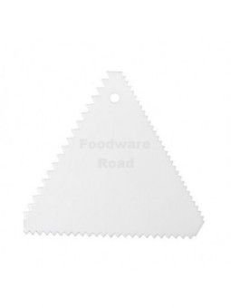 Peine Triangular Para Pastel Plástico 10.5 Cm