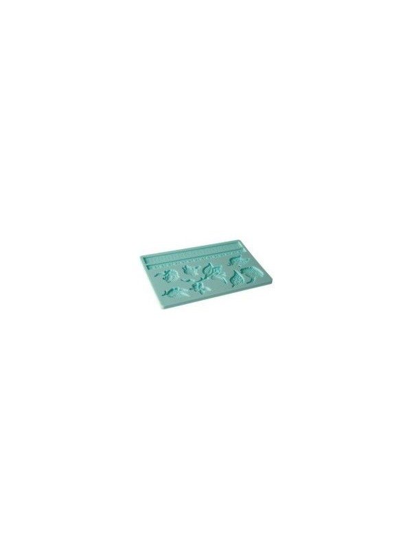 Molde De Silicón Hojas Y Mariposas