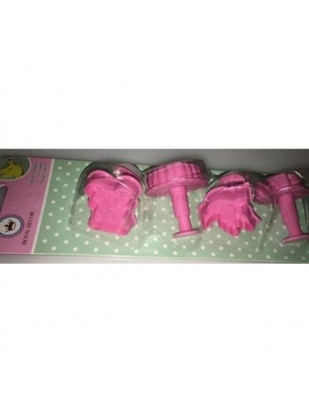 Juego Cortador Eyector Sn Valentín 4 Pz