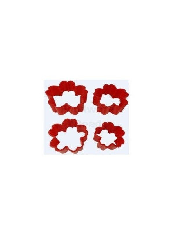 Cortadores Galleta Flores 4 Pz