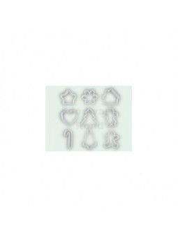 Juego Cortador Galleta Navideño 9 Pz