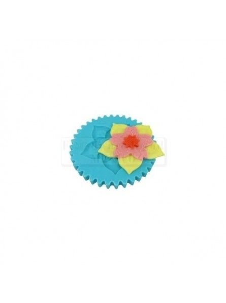 Molde Silicón Fondant Flor Aquilegia Ø9cm