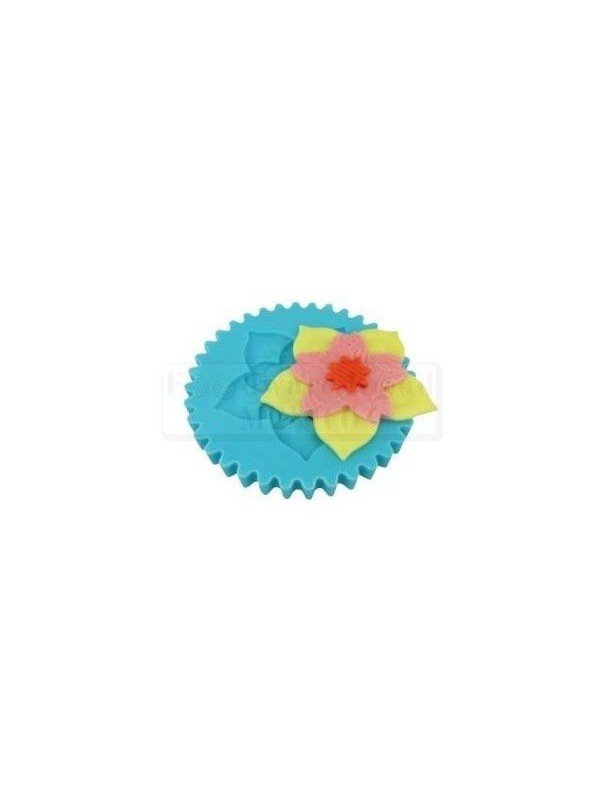 Molde Silicón Fondant Flor Aquilegia Ø9cm