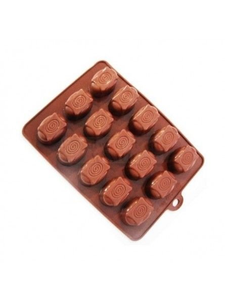 Molde Silicón Chocolate Espiral
