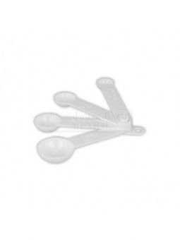 Jgo Cucharas Medidoras Plástico 4 Pz