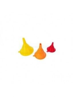 MIni Embudos De Cocina Colores 3 Pzs