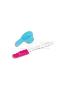 Mini Espátula Pastelera Y Cuchara Medidora 2 Pzs