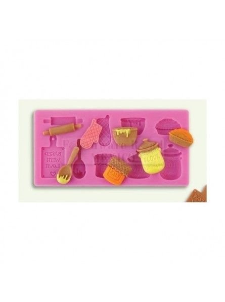 Molde De Silicón Detalles Cocina