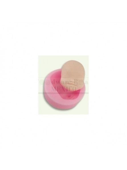 Molde Silicón Fondant Cara De Bebé Ø5cm