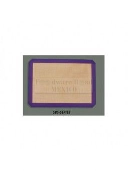 Tapete Silicón Borde Morado 42X62 Cm