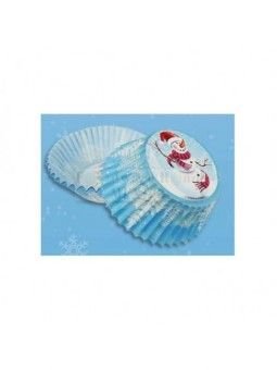 Capacillo Standard 100 Pzs Muñeco De Nieve Bufanda Roja