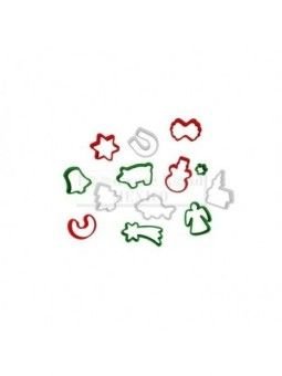 Jgo Cortadores Plástico Navidad 13 Pzs