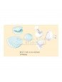 Cortador Fondant Conchas De Mar Eyector 4, 3 y 2.5cm 3 Pzs
