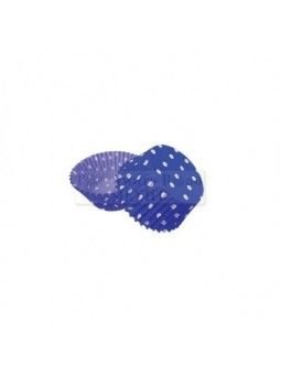 Capacillo Standard Polka Dots Azul Rey 100 Pzs