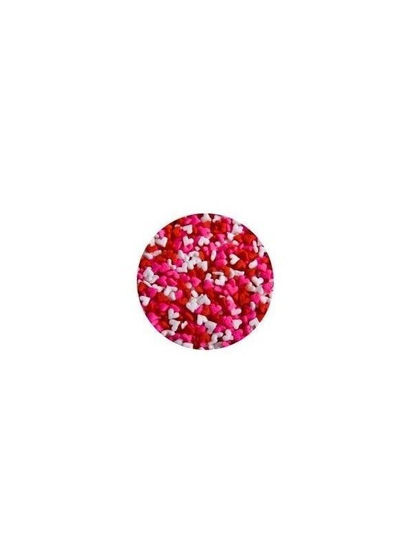 Sprinkles Confeti Comestible Mini Corazon Rojo, Blanco Y Rosa Kerry