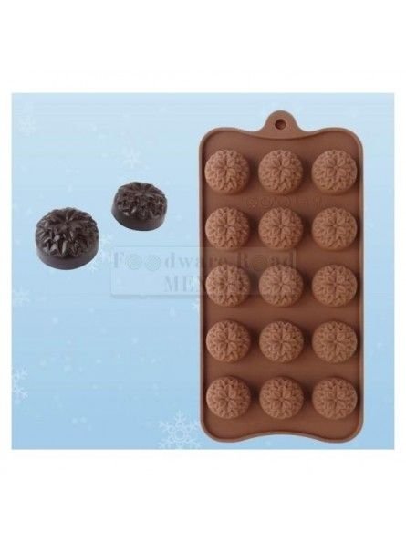 Molde Para Chocolate Silicón Noche Buena