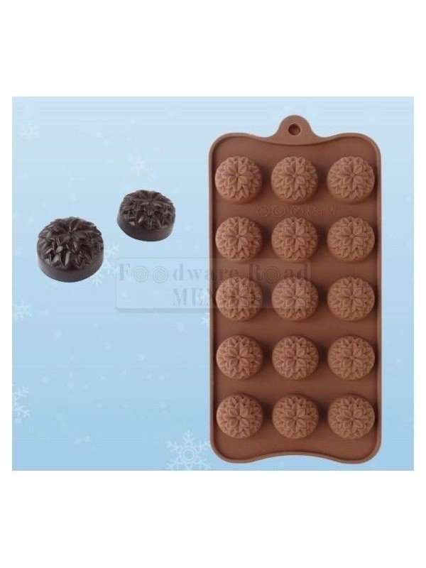 Molde Para Chocolate Silicón Noche Buena