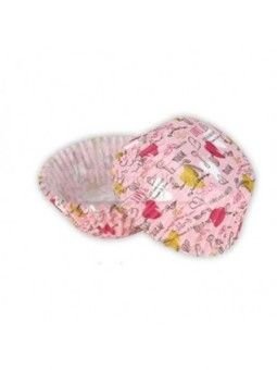 Capacillo Corazones Love You & Me Tamaño Estándar Ø5.5 Base 100 Pz