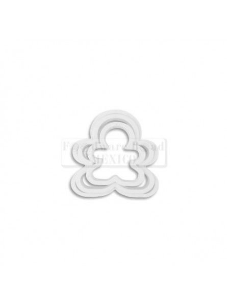 Cortador Galleta Muñeco Jengibre 3 Pzs