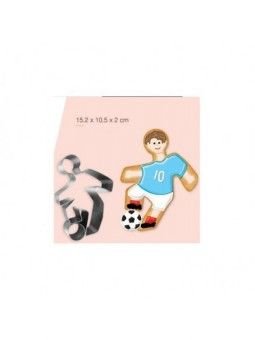 Cortador Galleta Ainox Jugador De Futbol Grande