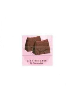 Molde Para Chocolate Policarbonato Bolsa Dama 24 Cav 27X13 Cm