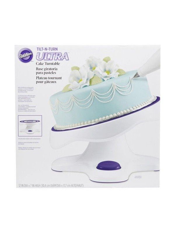Base Giratoria Para Pastel E Inclinable Wilton Ultra Reforzada 18 Posiciones