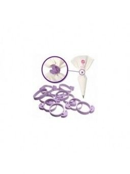 12 Ligas Wilton Para Amarrar Mangas