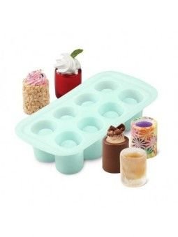 Molde De Silicón Para Hacer Vasitos De Shots Redondos Wilton