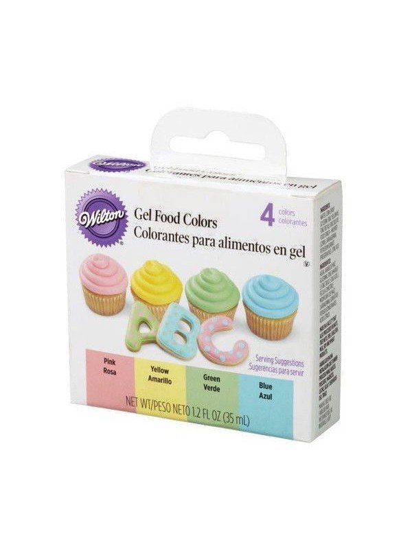 Colorantes Para Reposteria En Gel Marca Wilton (4 Unidades)