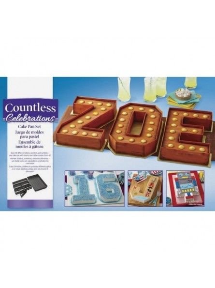 Juego De Moldes Wilton Para Hacer Numeros Y Letras Countless Celebrations