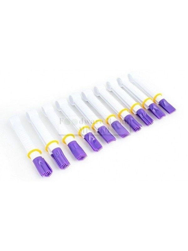 Juego De 10 Pinzas Rizadoras Para Modelar Fondant De Plastico