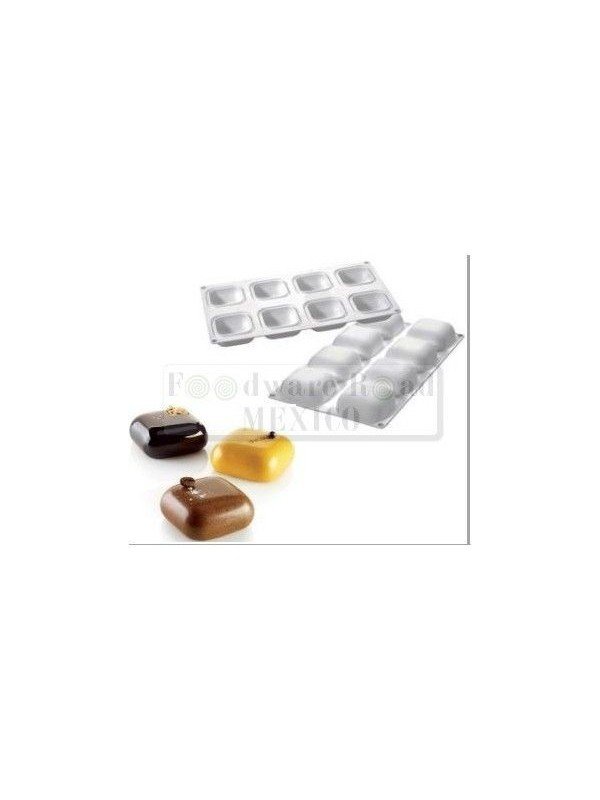 Molde De Silicón Blanco Gem 100 8 Cavidades
